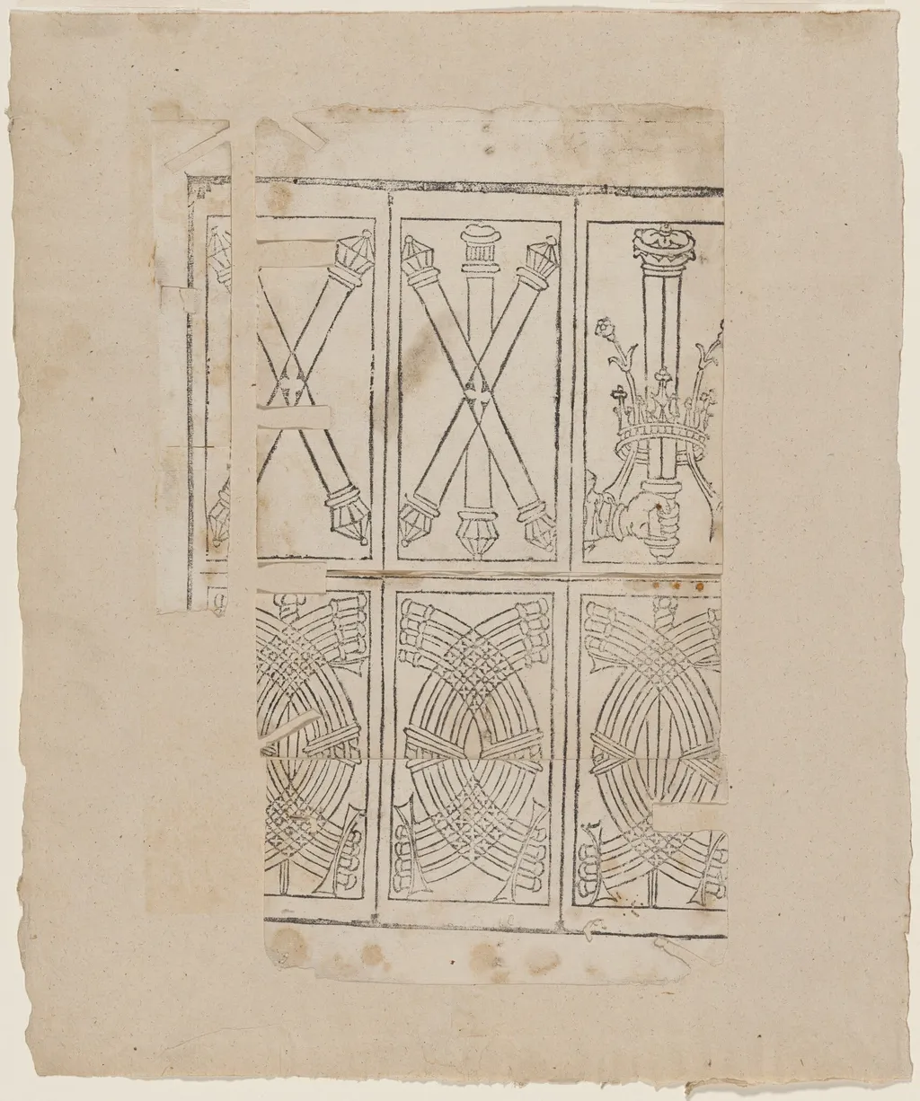 Playing Cards, by Italian 15th Century, ink, 1470