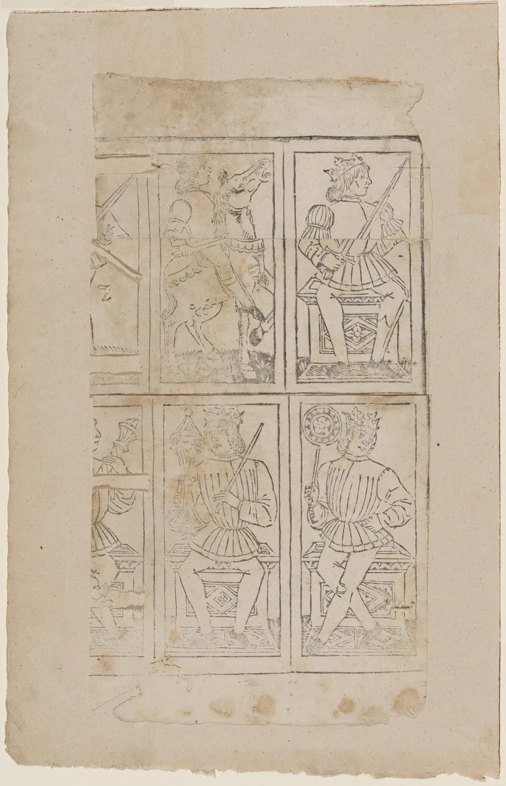 Playing Cards, by Italian 15th Century, ink, 1470