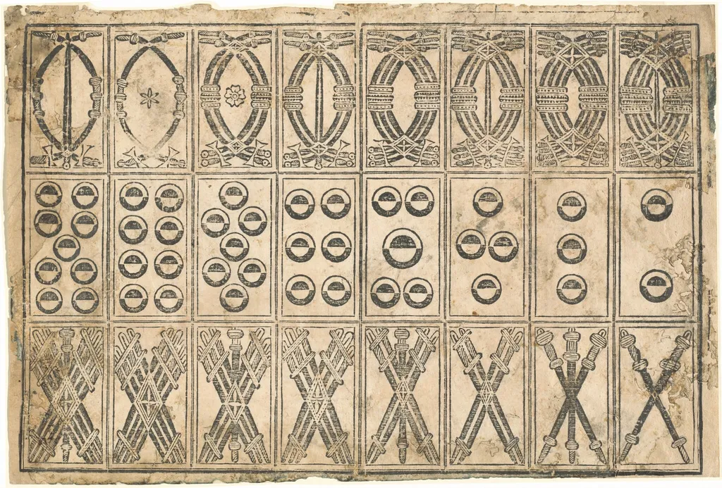 Playing Cards, by Italian 15th Century, ink, 1401