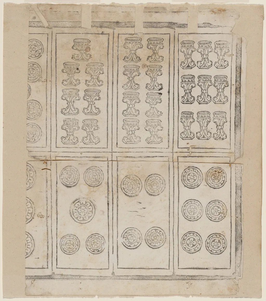 Playing Cards, by Italian 15th Century, ink, 1470