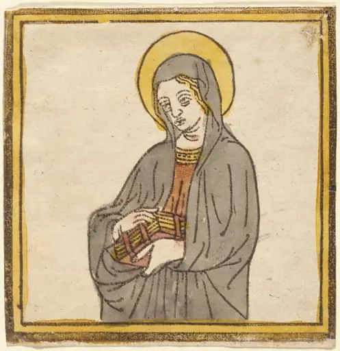 Saint Catherine of Siena, or Saint Clare of Assisi, by Italian 15th Century