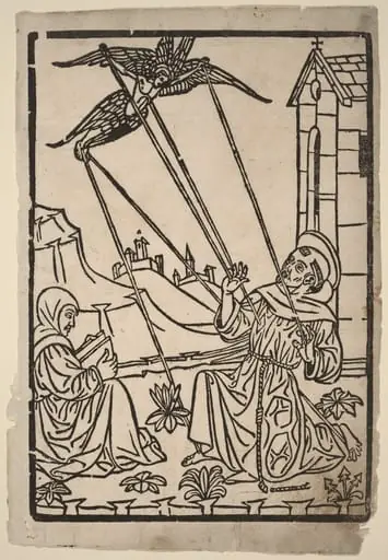 Saint Francis Receiving the Stigmata, by Italian 15th Century