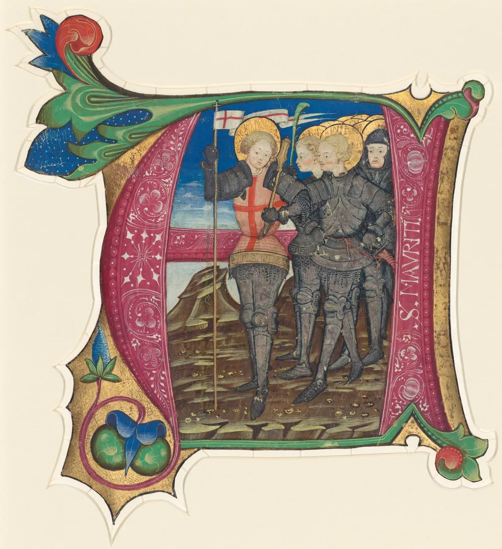 Saint Maurice and the Theban Legion, by Italian 15th Century, 1401