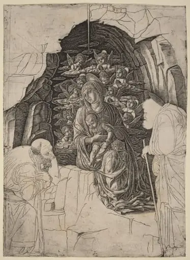The Adoration of the Magi (Virgin in the Grotto), by Italian 15th Century