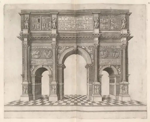 Arch of Constantine, by Italian 16th Century