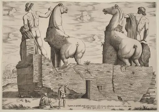 Equitum, in Quirinali, aversa parte, by Italian 16th Century