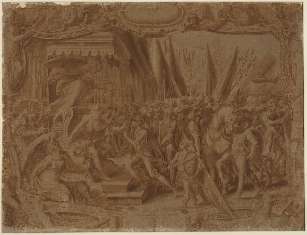 Historical Scene, by Italian 16th Century, ink, 1501