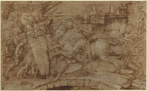 Horatius Cocles Defending Rome, by Italian 16th Century