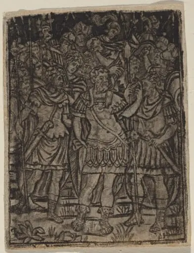 Roman General Addressing His Troops, by Italian 16th Century