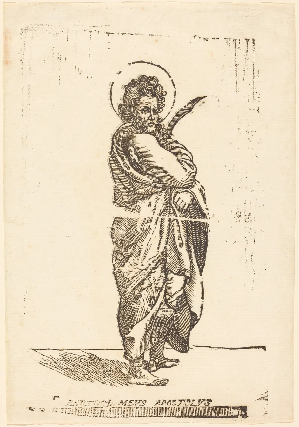 Saint Bartholomew, by Italian 16th Century, ink, 1626