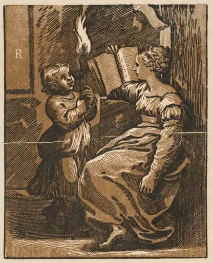 Sibyl Reading, by Italian 16th Century