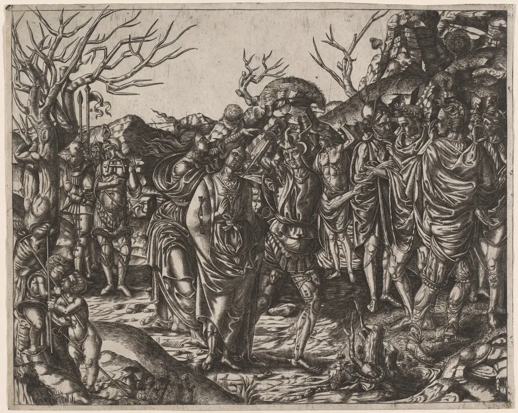 The Death of Virginia, by Italian 16th Century, ink, 1505