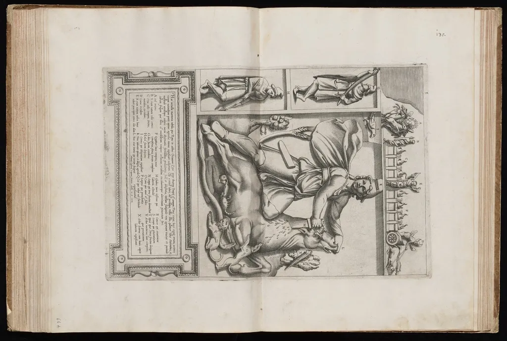 The Mithras Relief, by Italian 16th Century, ink, 1564