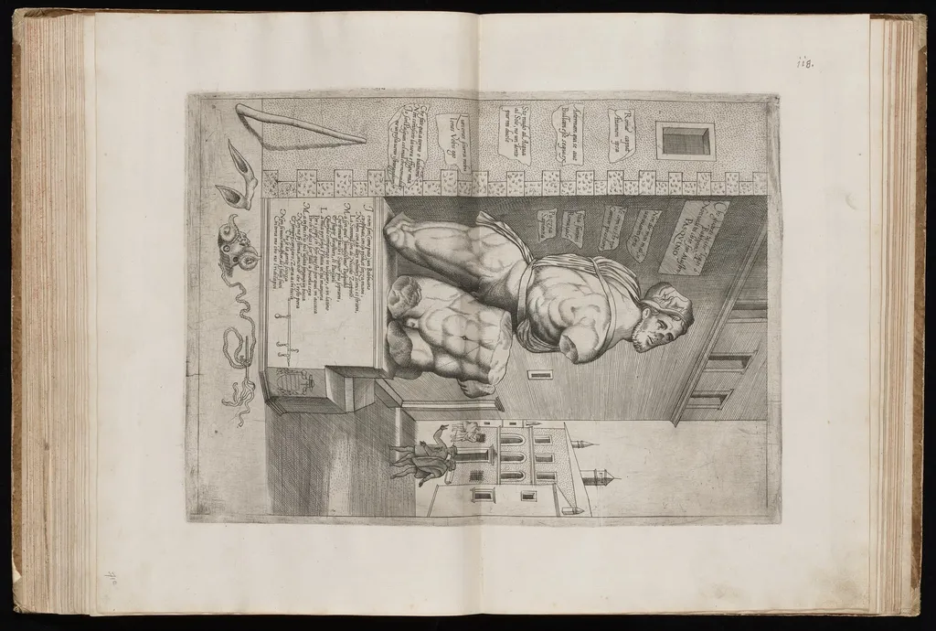 The Statue of Pasquino, by Italian 16th Century, ink, 1544