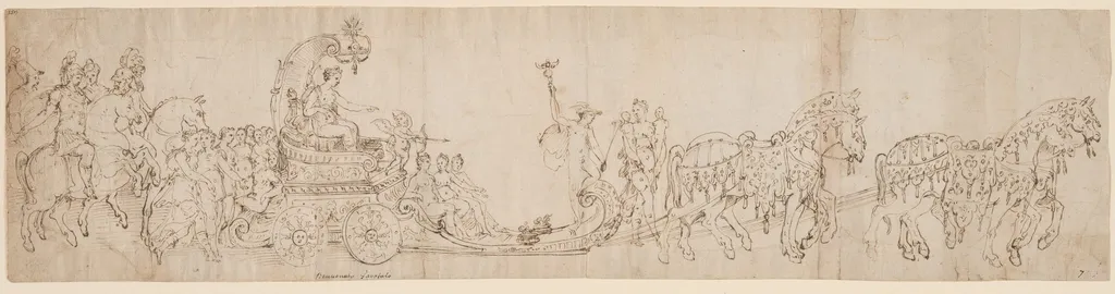 The Triumph of Venus, by Italian 16th Century, ink, 1501