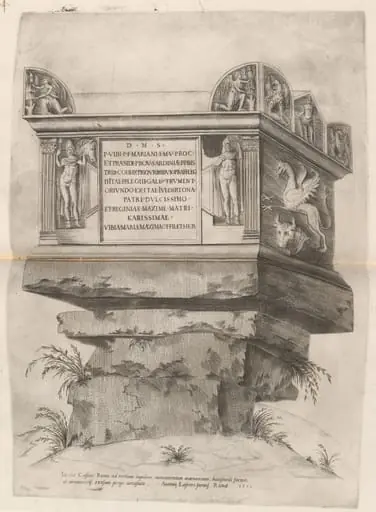 Tomb of Nero, by Italian 16th Century