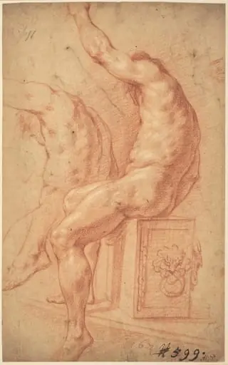 A Seated Nude, by Italian 17th Century