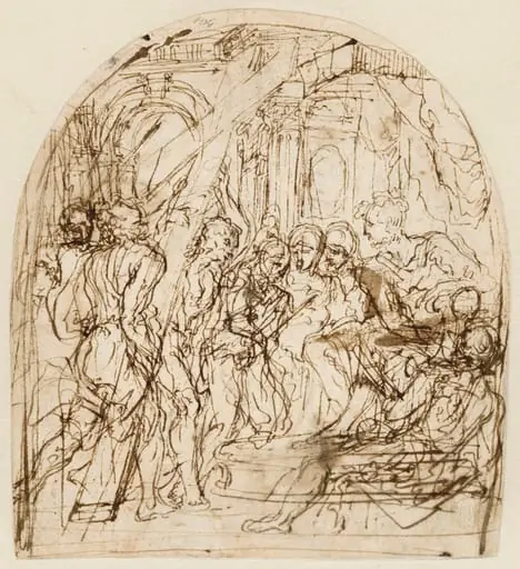 Christ Carrying the Cross, by Italian 17th Century