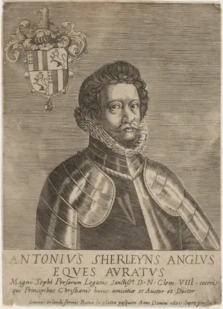 Sir Anthony Shirley, Traveler and Ambassador to Persia, by Italian 17th Century, 1601