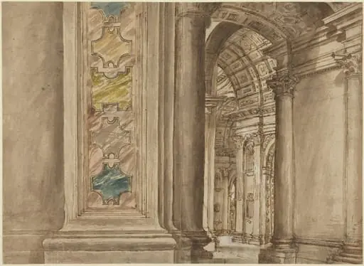 The Interior of Saint Peter's, Rome, by Italian 17th Century