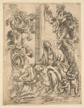 The Lamentation, by Italian 17th Century