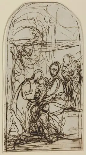 The Mystic Marriage of Saint Catherine?, by Italian 17th Century