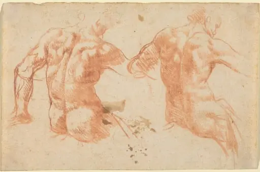 Two Nudes, by Italian 17th Century