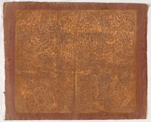 Endpaper with Floral Pattern, by Italian 18th Century