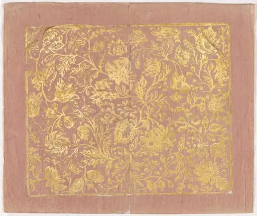 Endpaper with Mixed Floral Pattern, by Italian 18th Century