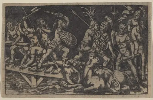 Horatius Cocles, by Italian 18th Century