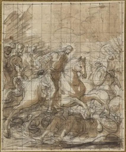 Saint James Defeating the Infidels, by Italian 18th Century