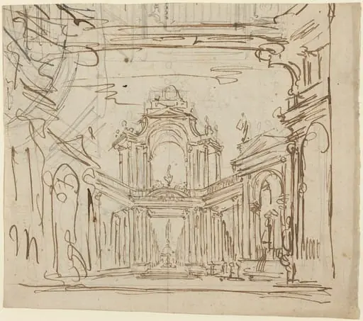 Stage Design, by Italian 18th Century