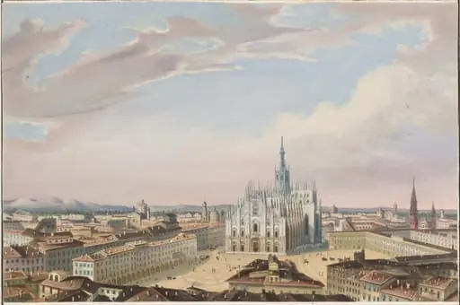 Milan Cathedral, by Italian 19th Century
