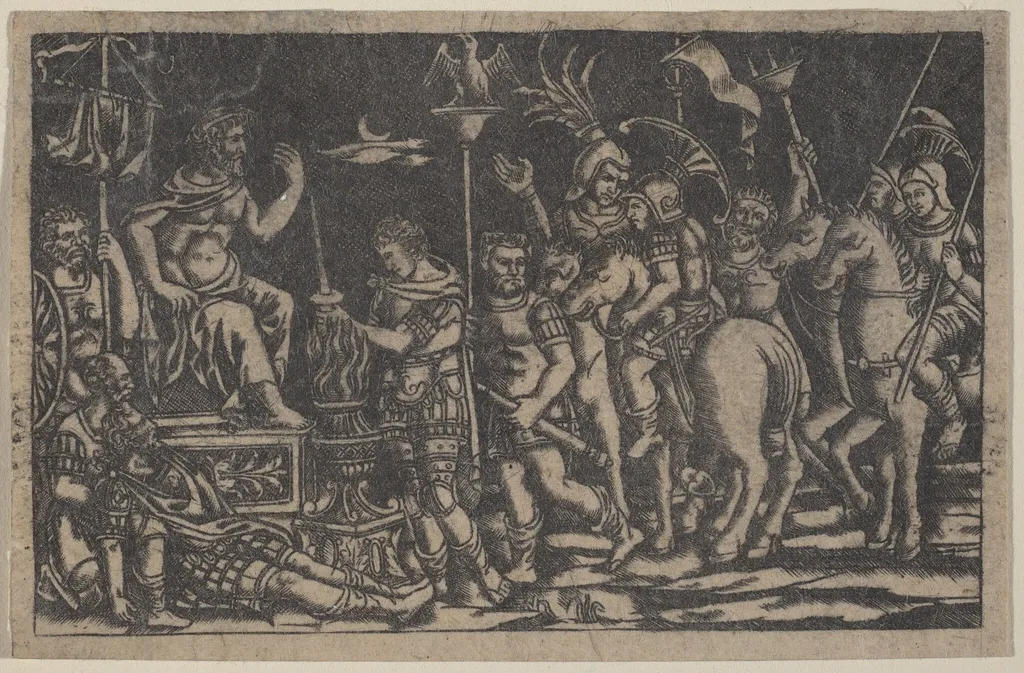Mucius Scaevola, by Italian 19th Century, 1800
