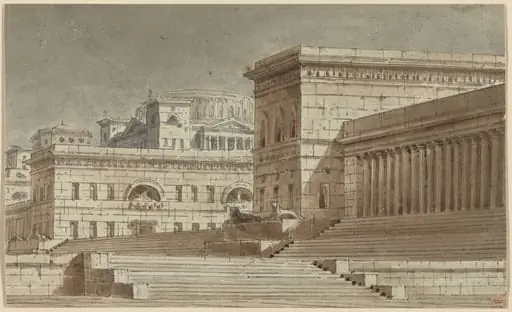 Stage Design, by Italian 19th Century