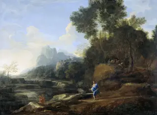 Italian Landscape, by Gaspard Dughet
