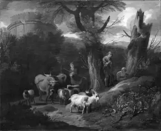 Italian Scenery with Cattle