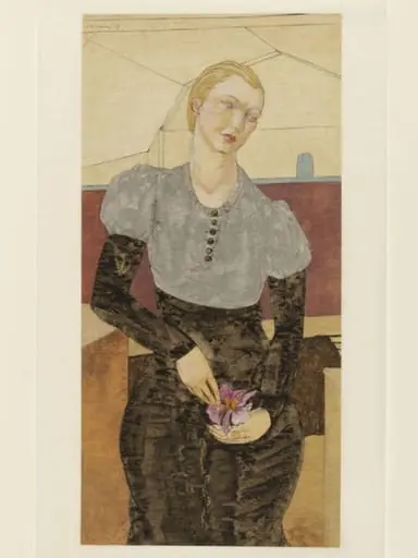 Cartoon for Self Portrait, by Ithell Colquhoun