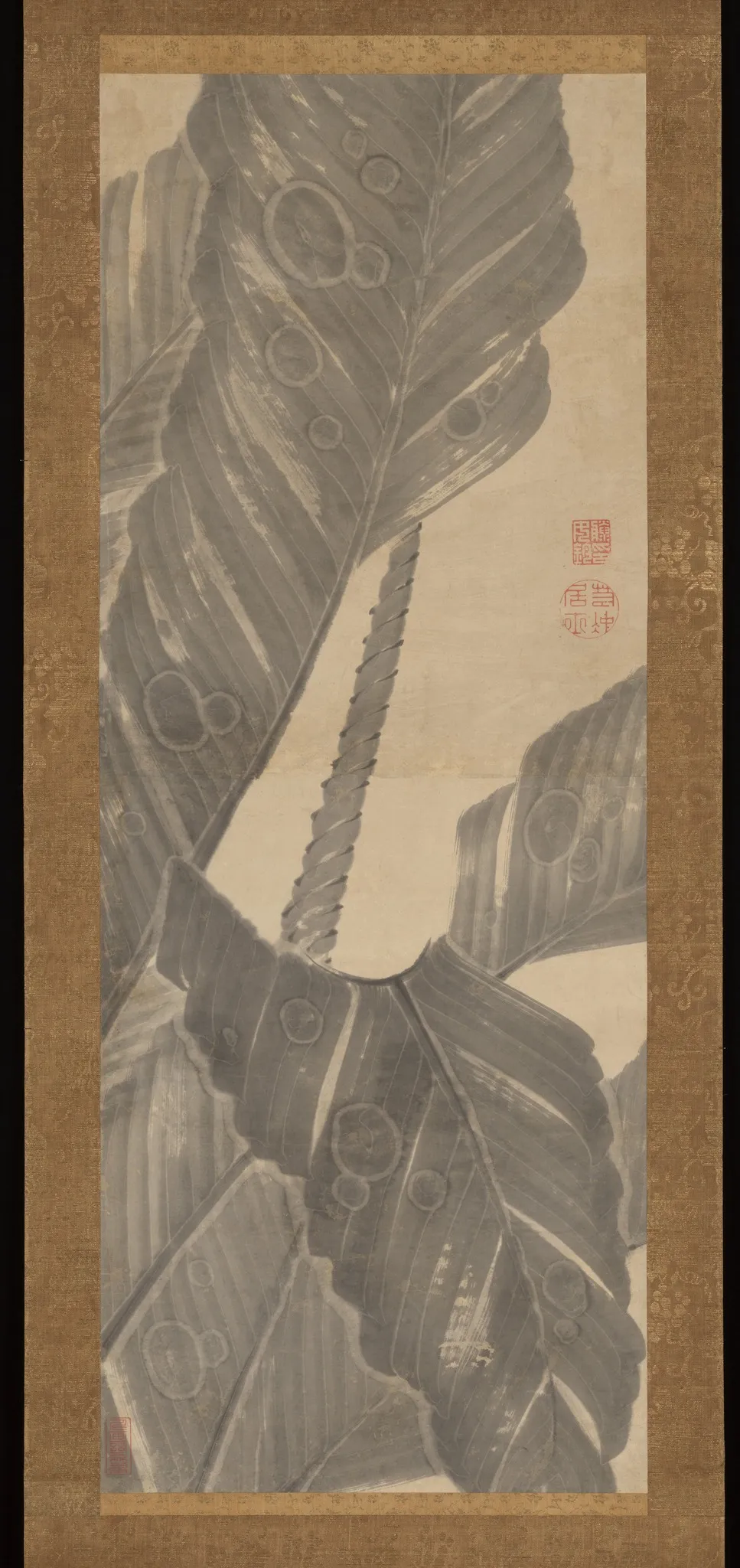 Banana Leaves, by Itō Jakuchū, unspecified, 1798