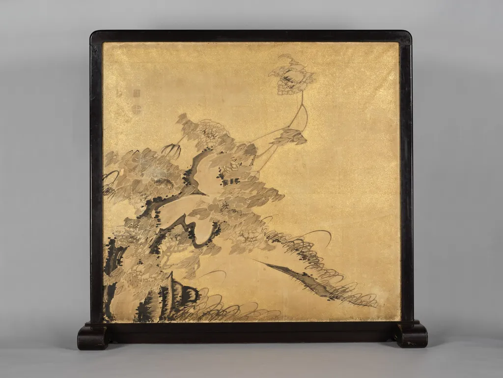 Crabs and Peonies, by Itō Jakuchū, unspecified, 1749