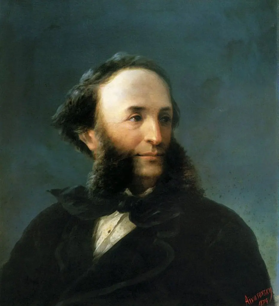 Self-portrait, by Ivan Aivazovsky