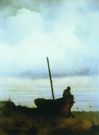 View to the sea coast near St. Petersburg, by Ivan Aivazovsky, 1835