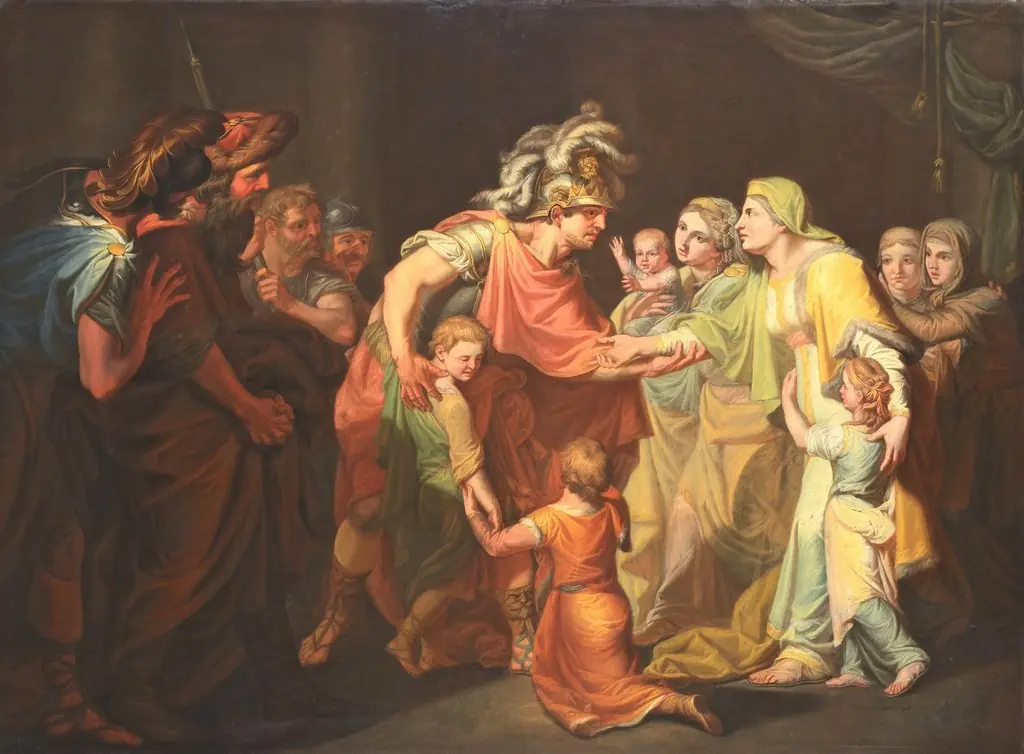 Svyatoslav's return from the Danube to his family in Kiev, by Ivan Akimov