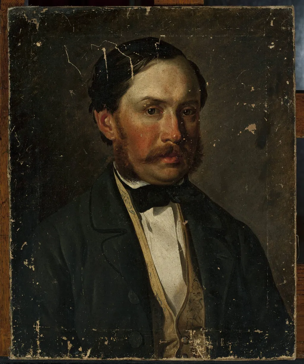 Portrait of Aleksander Odrowąż Bębnowski, by Ivan Khrutsky, oil, 1847