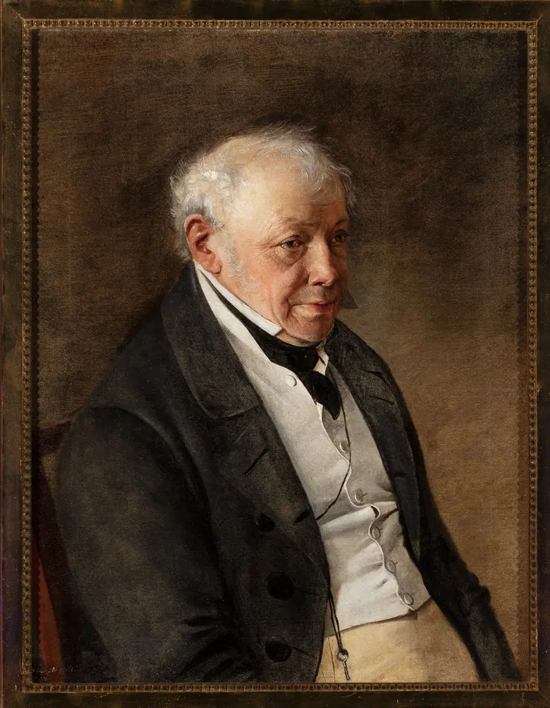 Portrait of Ksawery Bębnowski, artist's father-in-law, captain in Kościuszko's army, by Ivan Khrutsky