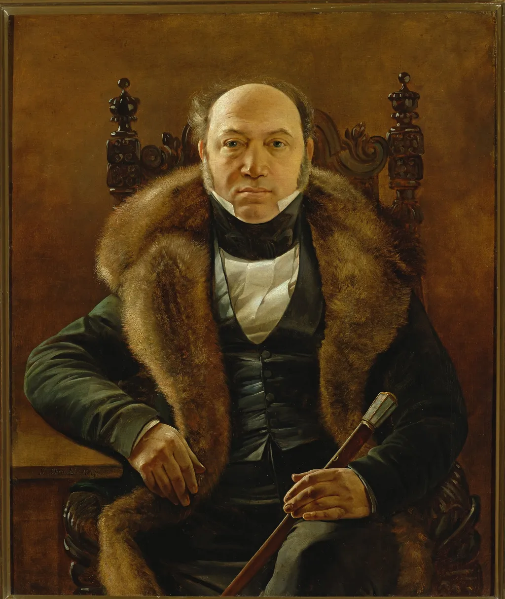 Portrait of Mikołaj Malinowski (1799–1865), by Ivan Khrutsky, oil, 1847