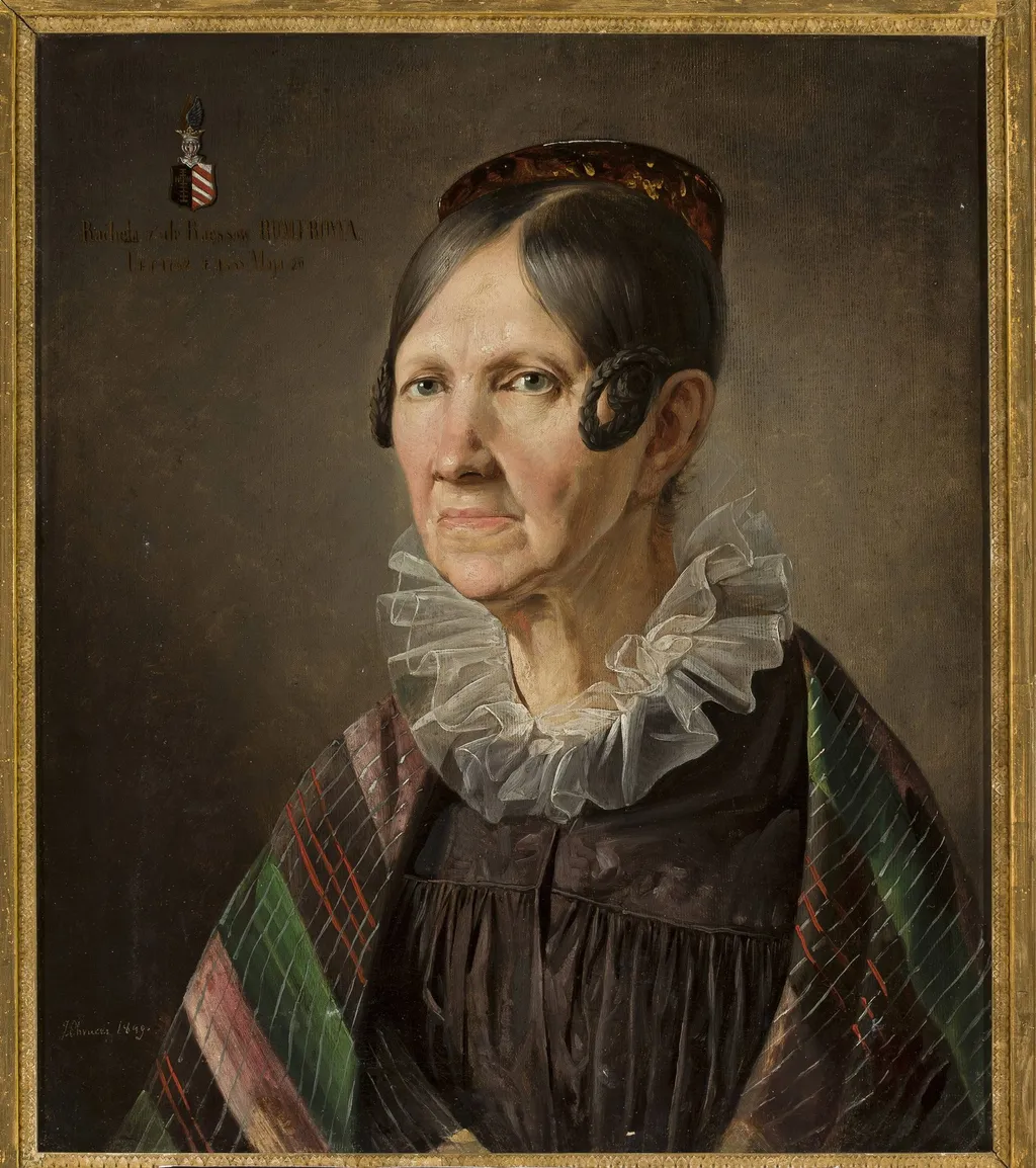 Portrait of Rachela Romer née de Raes, by Ivan Khrutsky, oil, 1849