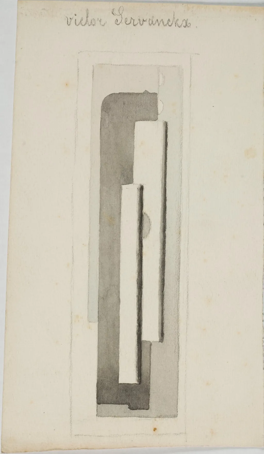 Χωρίς τίτλο/ Αντιγραφή έργου του Victor Servancka, by Ivan Kliun, 1918