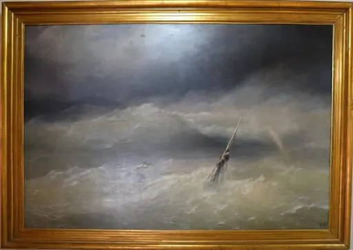 Naufragiul, by Ivan Konstantinovich Aivazowsky
