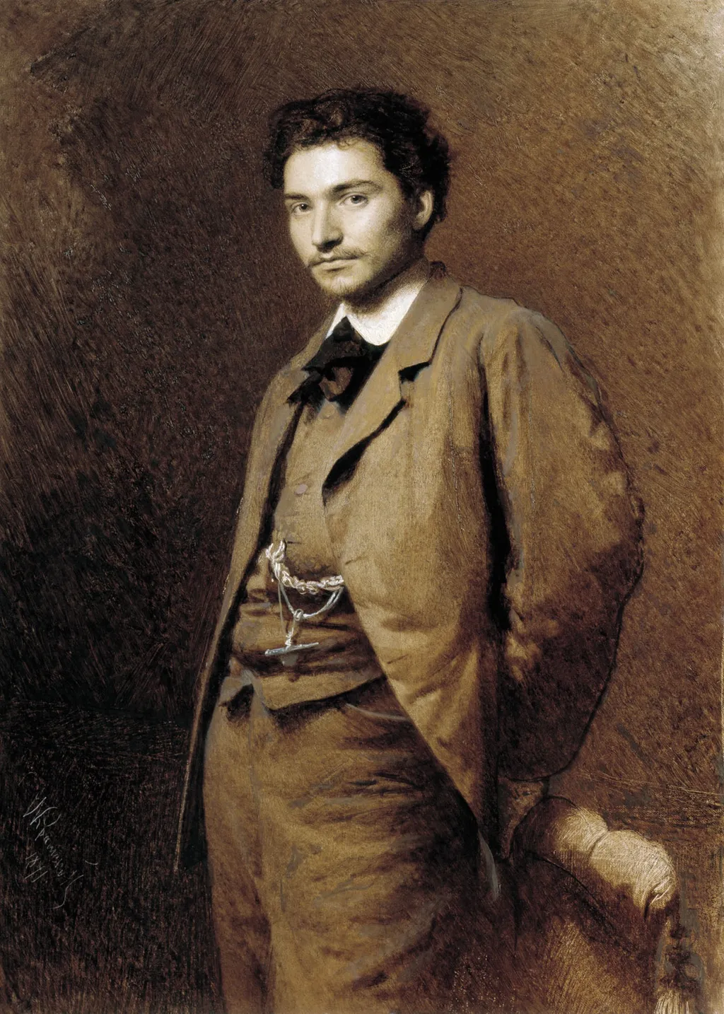 Портрет Ф.А. Васильева, by Ivan Kramskoi, oil, 1871